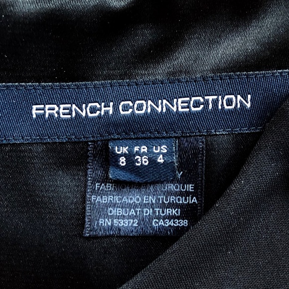 NWOT French Connection Black Mini Dress - Picture 4 of 5